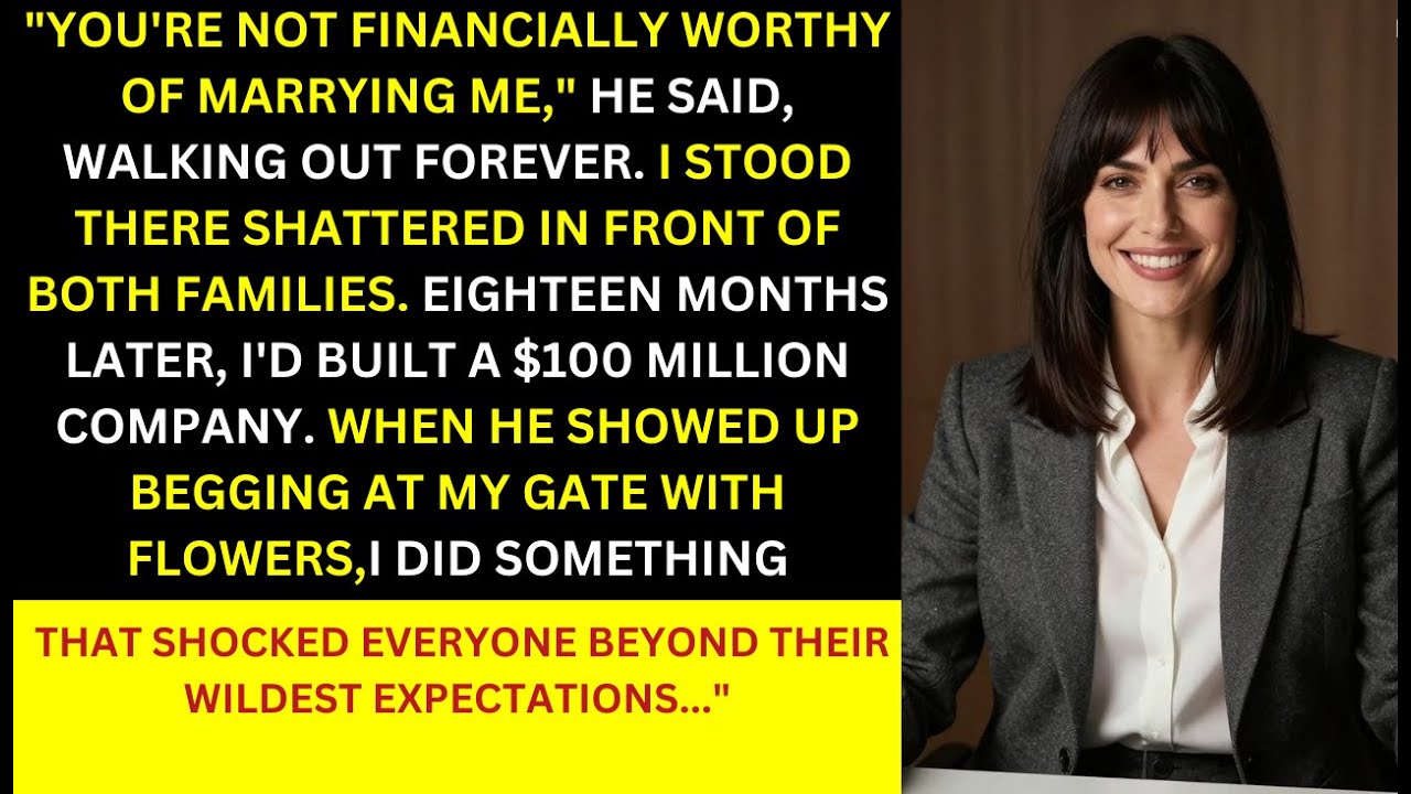My Fiancé Called Off the Wedding Because I 'Didn't Earn Enough — He Showed Up When I Hit $10 Million