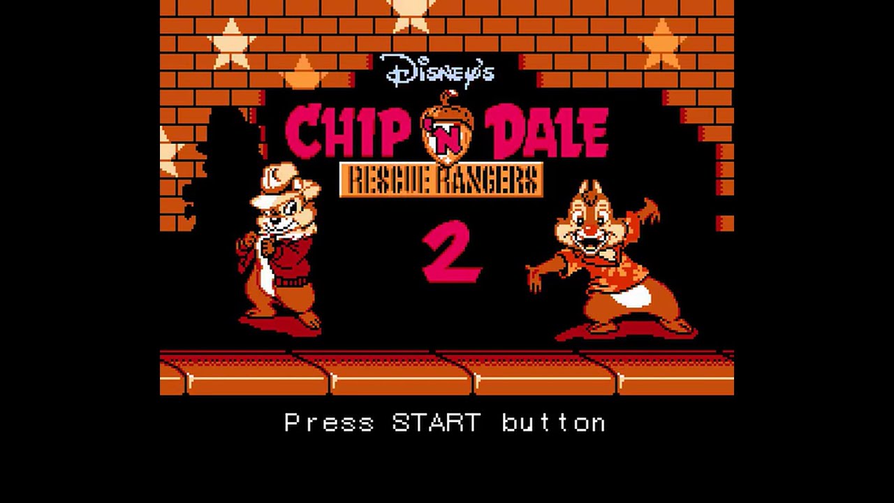 NES Longplay [137] Disney's Chip 'n Dale: Rescue Rangers 2 (US)