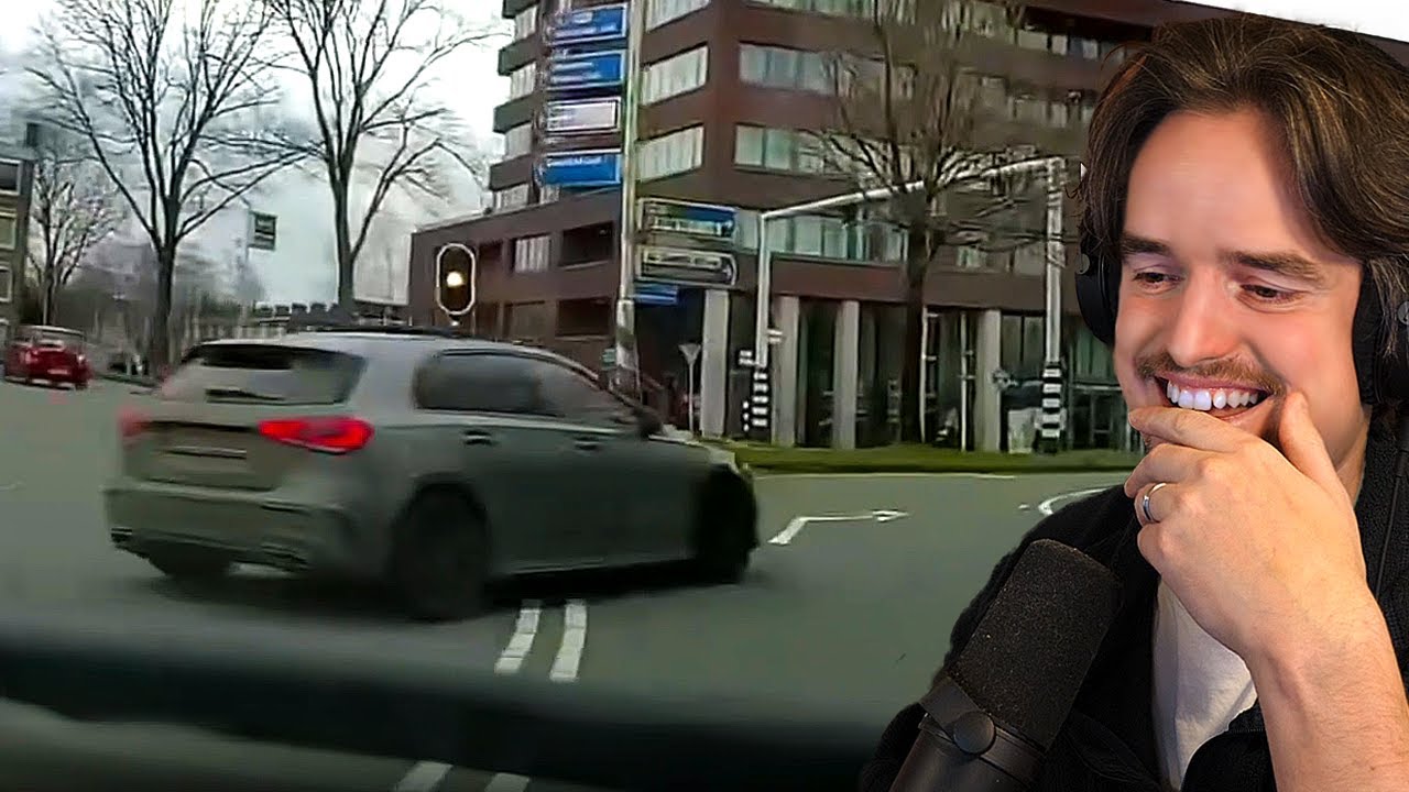 Dit is niet hoe je een rotonde neemt, gezien op Dashcams