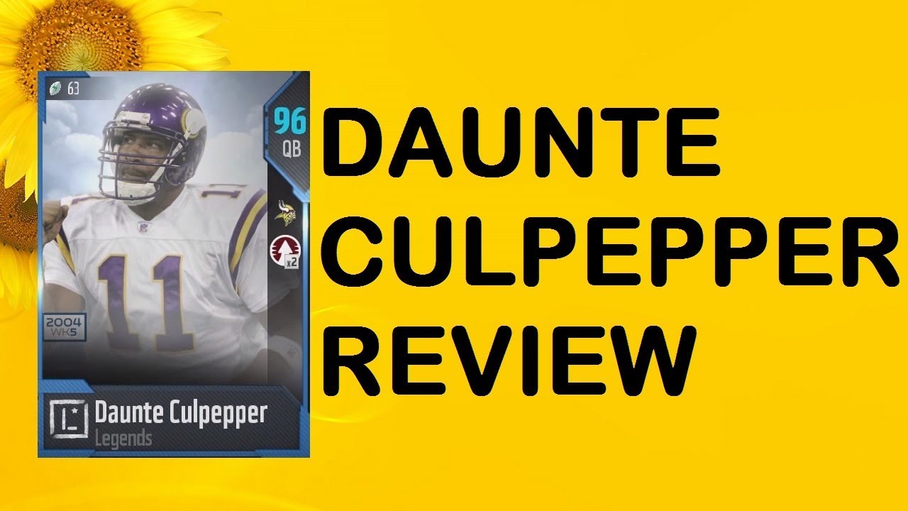 How Good is 95 Overall Daunte Culpepper? MUT 18 Card Review