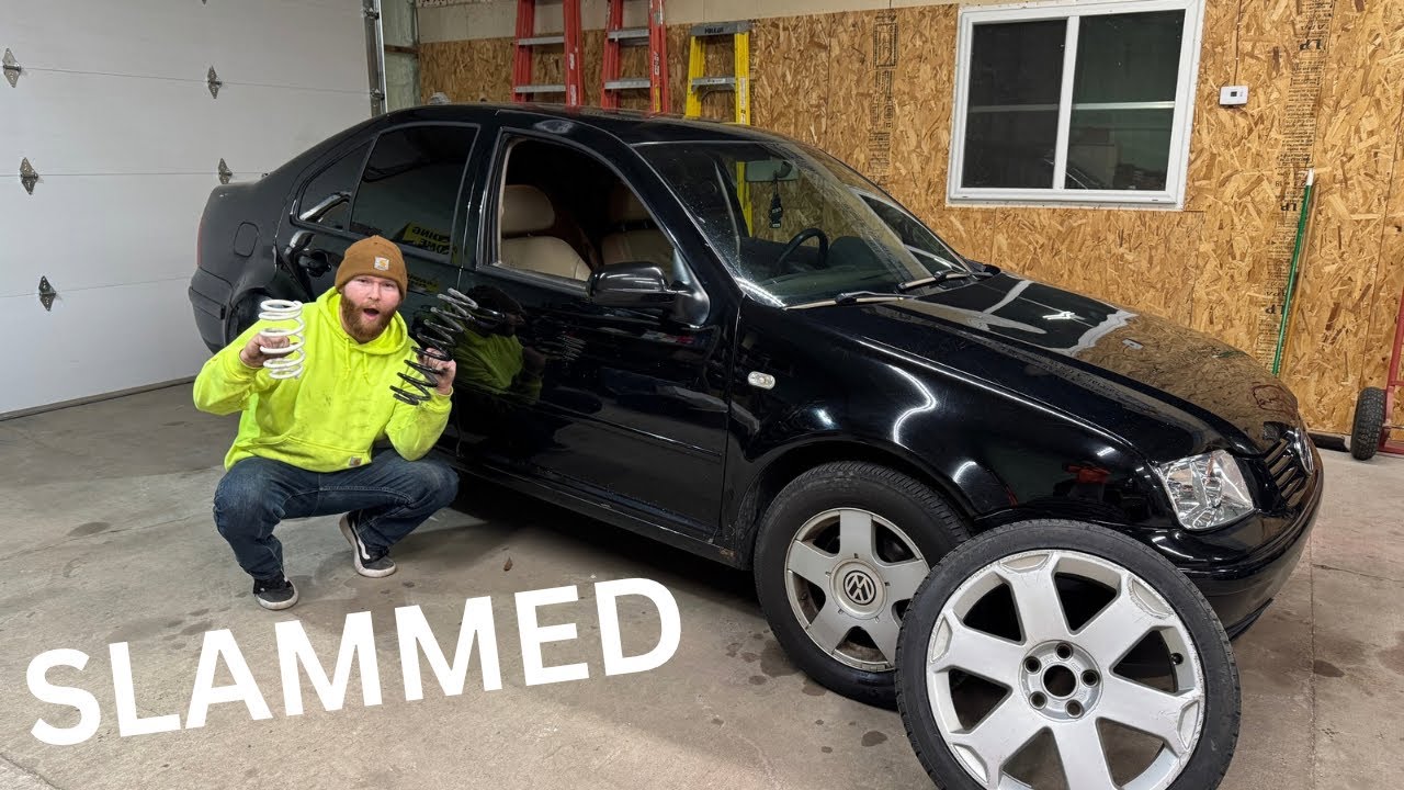 MK4 Jetta gets slammed on some Audi S4 wheels | completely different car!