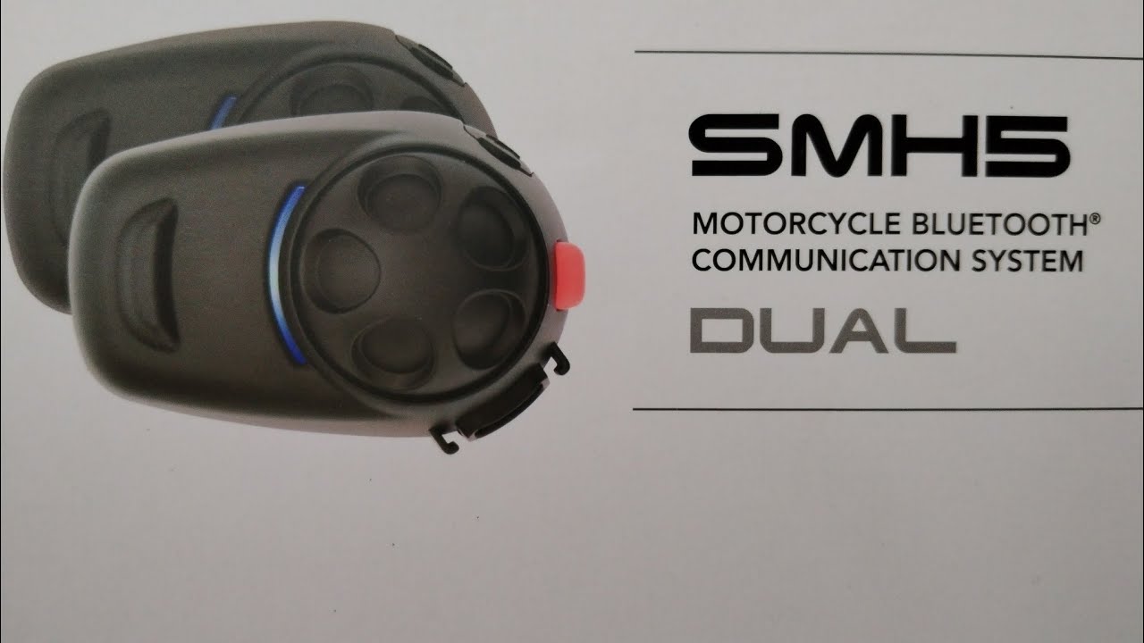 SENA SMH5 install and basic functions                               #motorbike #intercom #sena #smh5