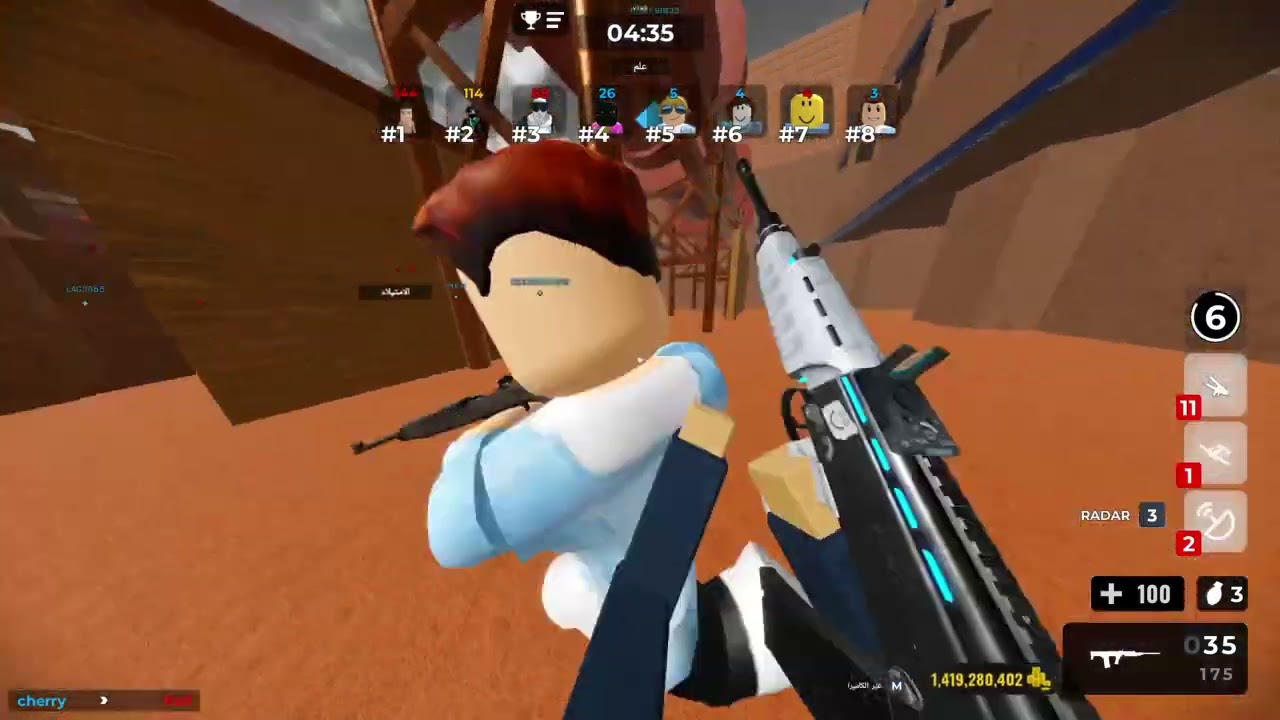 i made a 400k kill player ragequit...| انا خليت اللاعب اللي ق_تل 400 الف يطلع برا القيم........