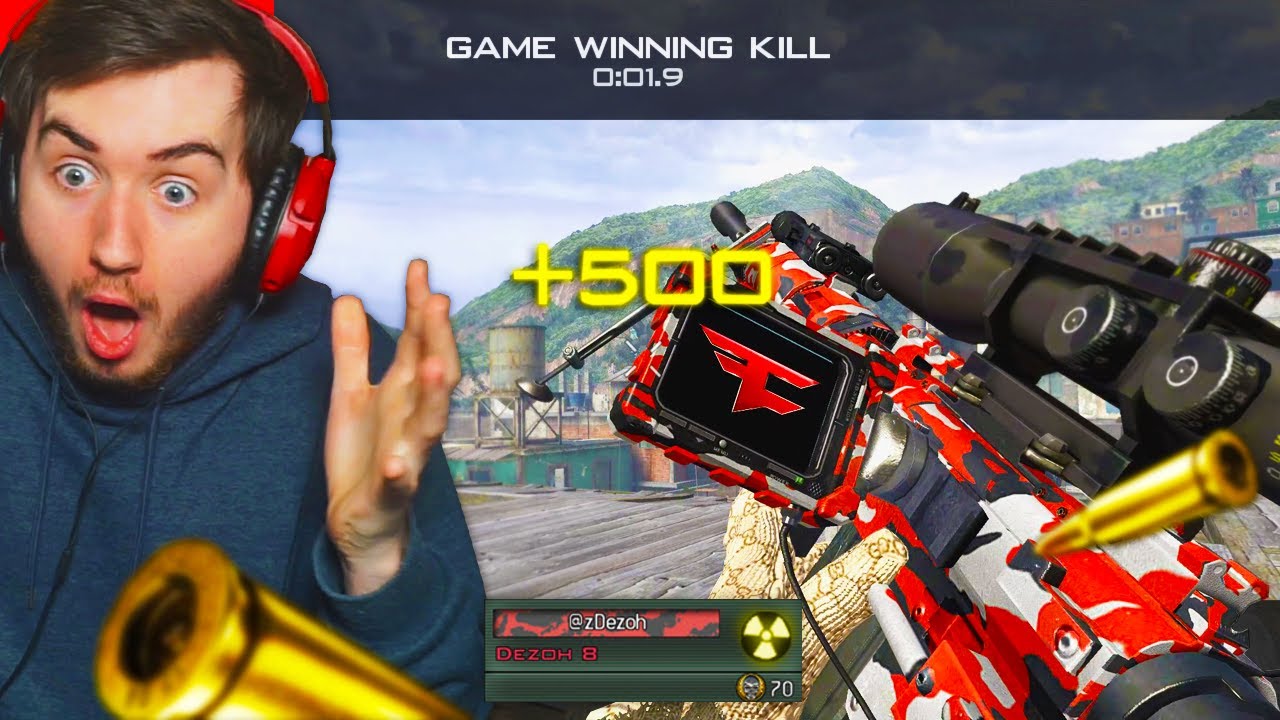 WE HIT SO MANY TRICKSHOTS IN ONE DAY! (IW4X Trickshotting w /12 KILLCAMS!)