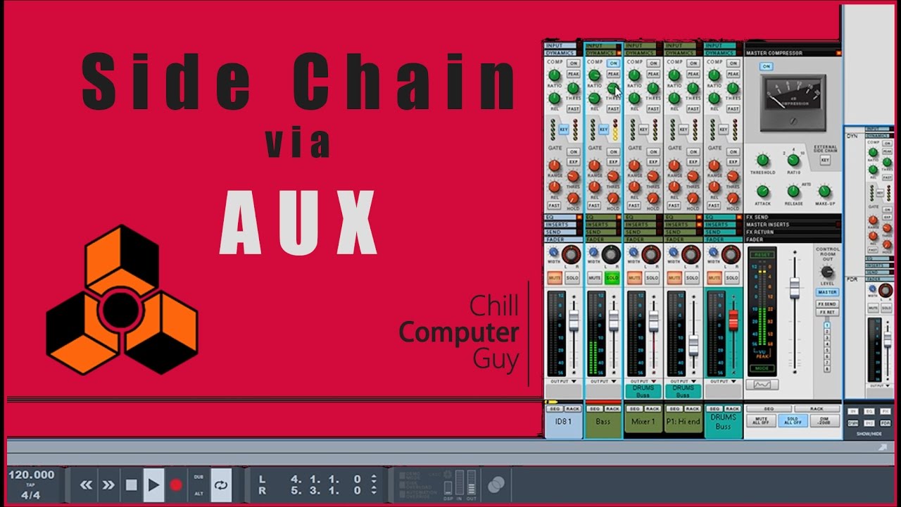 Propellerhead Reason Quick Tips: Side Chain via AUX