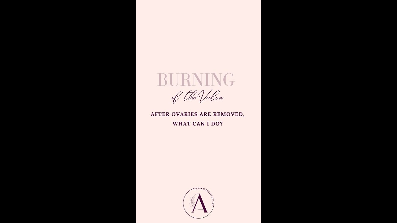 Burning in the vulva #menopause #perimenopause