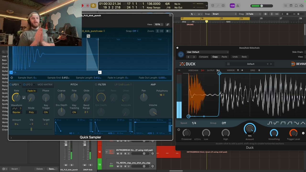 How to side-chain using Duck by Devious Machines