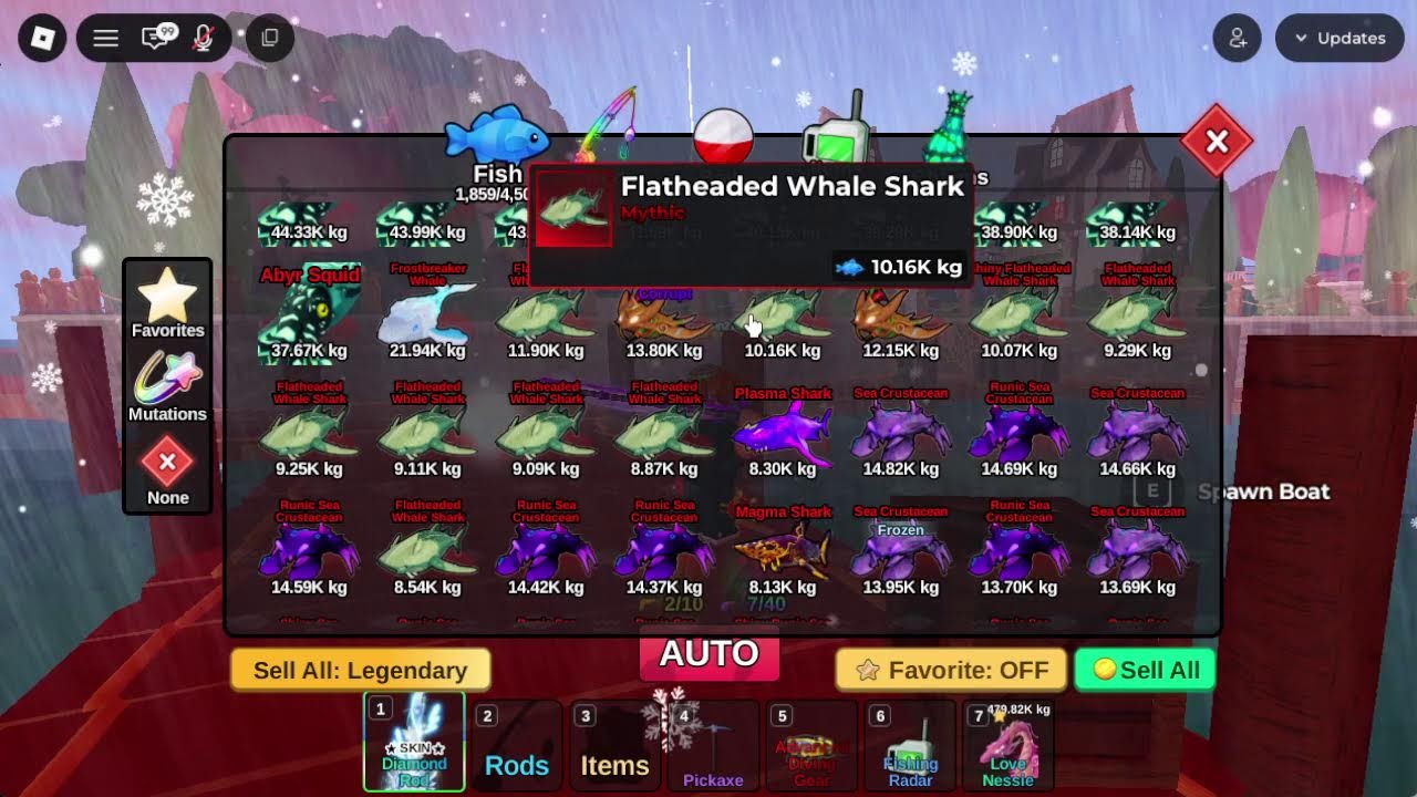 [AFK Stream] ROBLOX Fish It! #33 - Frostborn Shark