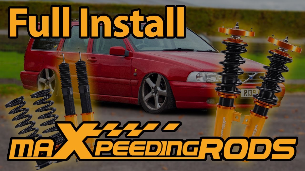 Worlds cheapest coilovers on my P80 V70
