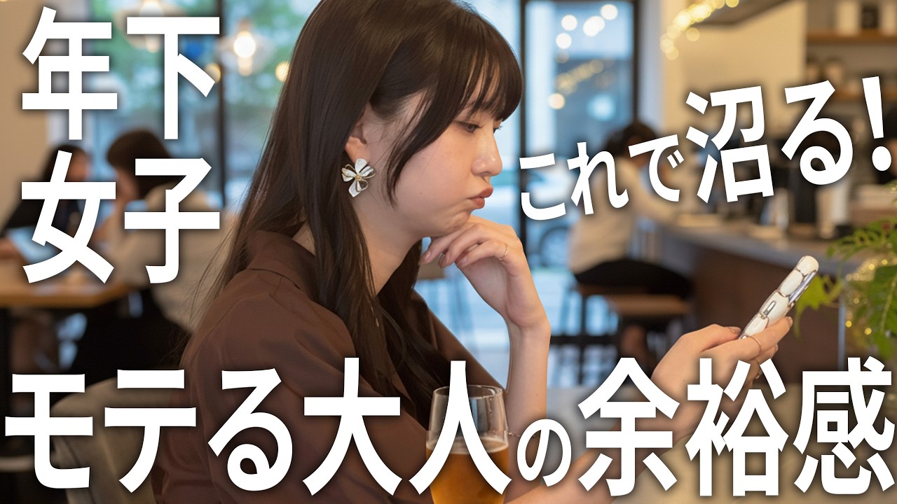 年下女性にモテモテの年上男性の絶対的共通点
