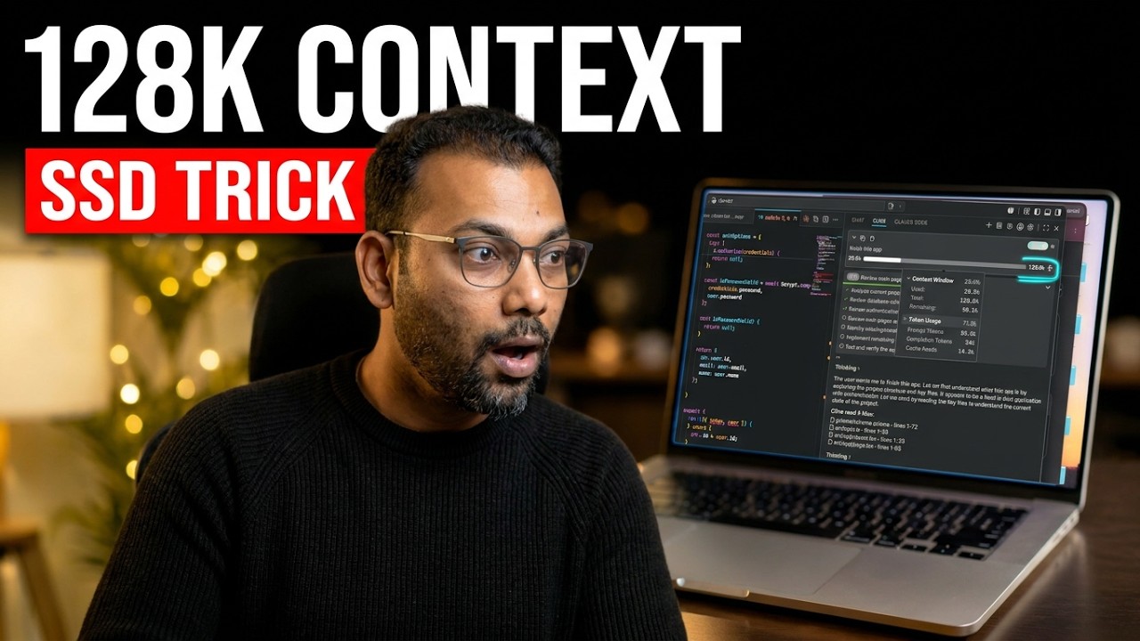 How OMLX + Qwen 3.6 Gives  You 128K Context Locally (SSD Cache Trick)