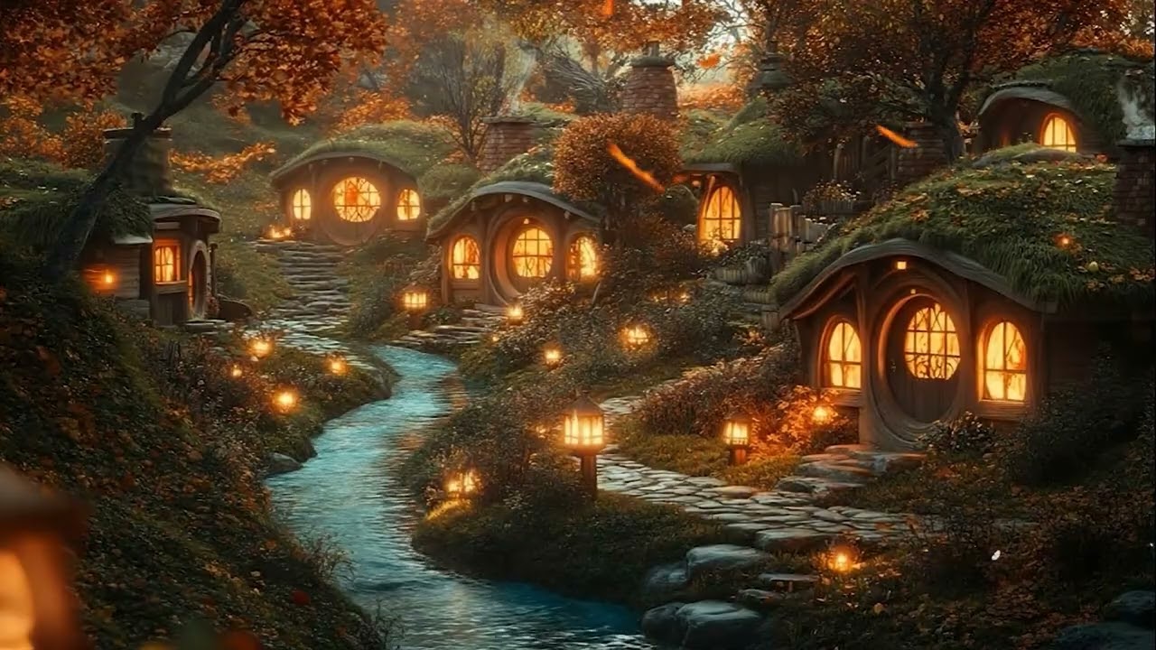 Hidden in the Forest – The Hobbit House | Beside a Peaceful Stream and the Sound of Birds