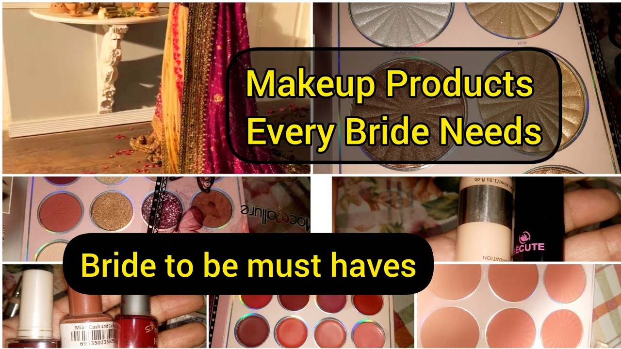 Makeup Products Every Bride Needs | Affordable Bridal makeup kit