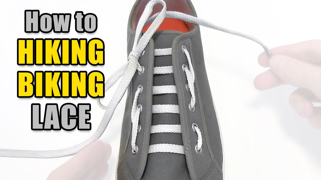 Hiking / Biking Lacing Tutorial – Professor Shoelace