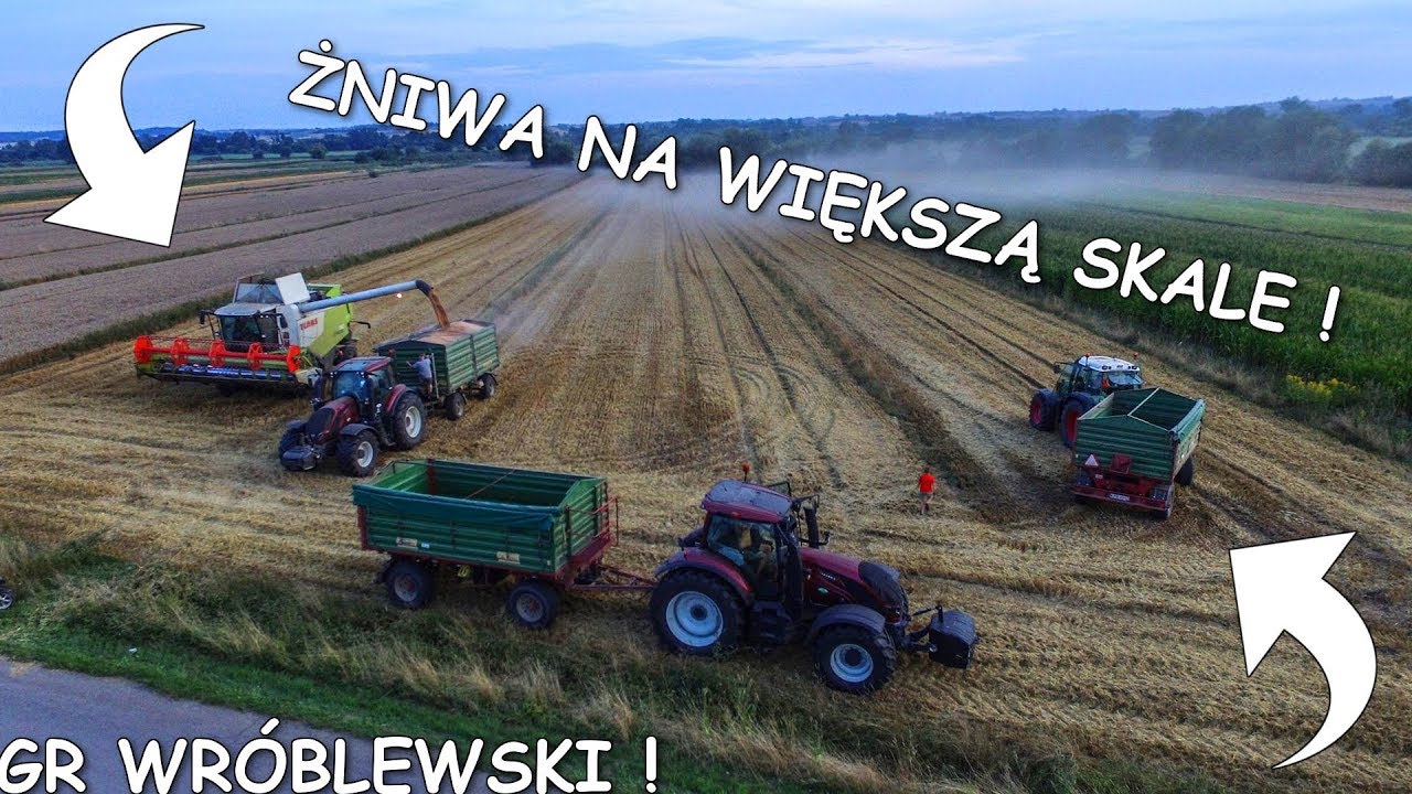 ㋡Żniwa Pszenicy w GR Wróblewski ㋡ Summer 2019 ㋡ Valtra T234 Claas lexion 750 ㋡