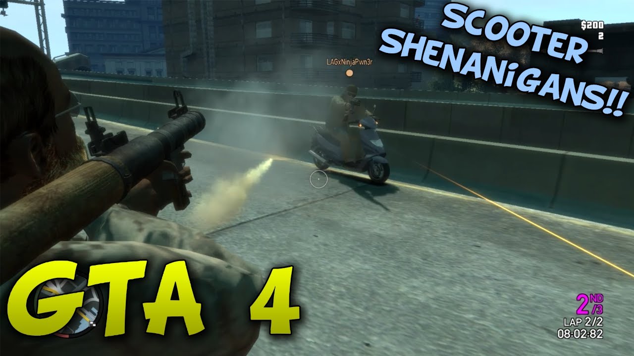 Scooter Shenanigans!!! :D - GTA 4