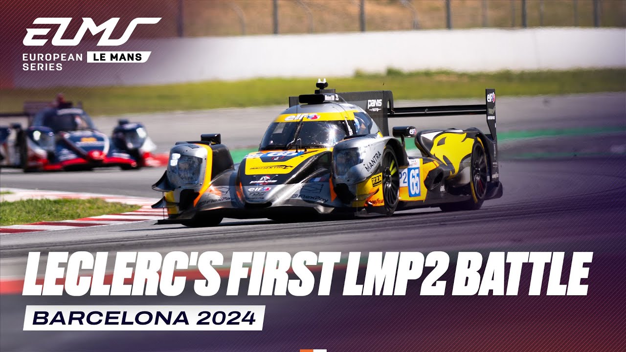 Arthur Leclerc's first LMP2 battle | 4 Hours of Barcelona 2024 | ELMS