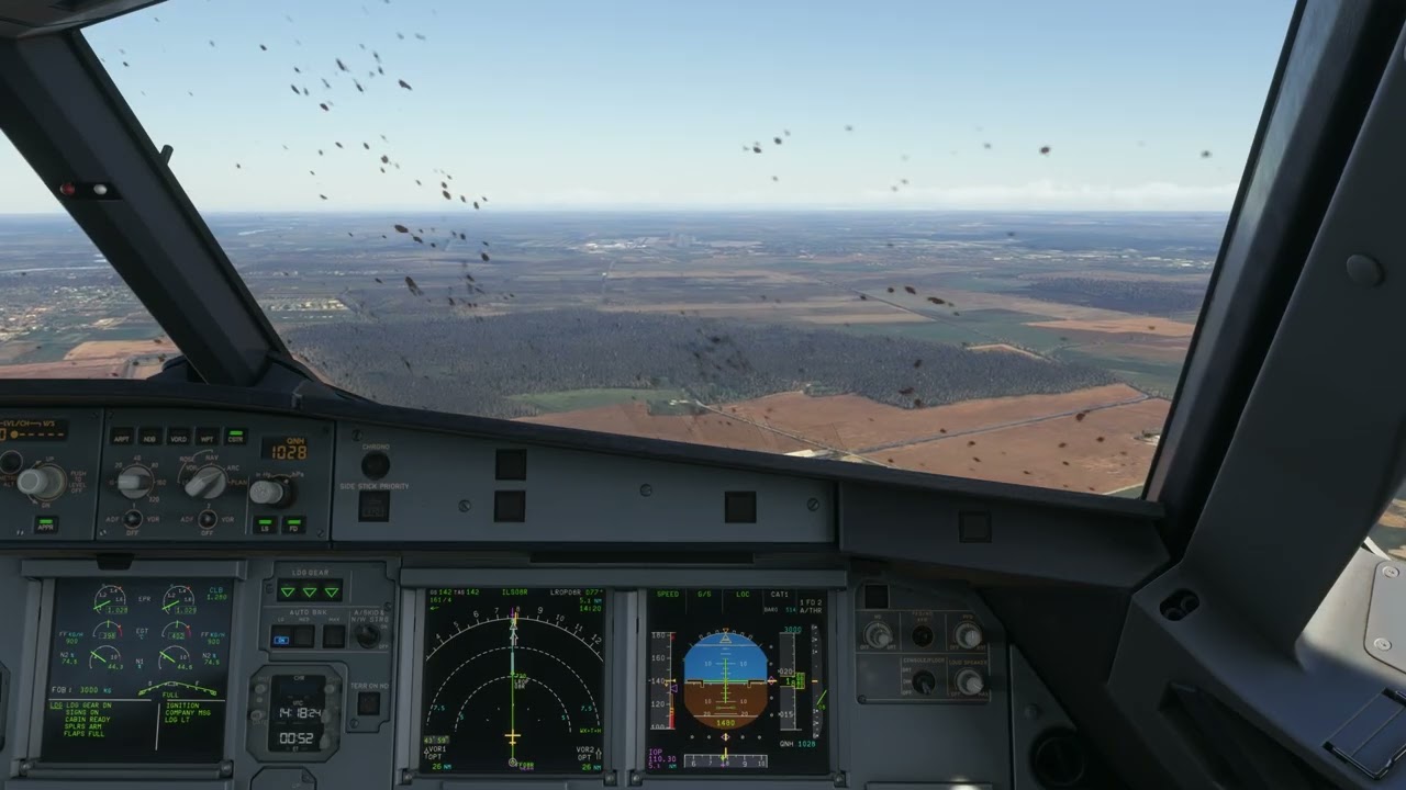 [FS2024] Fenix Airbus A320 WizzAir landing in Bucharest LROP