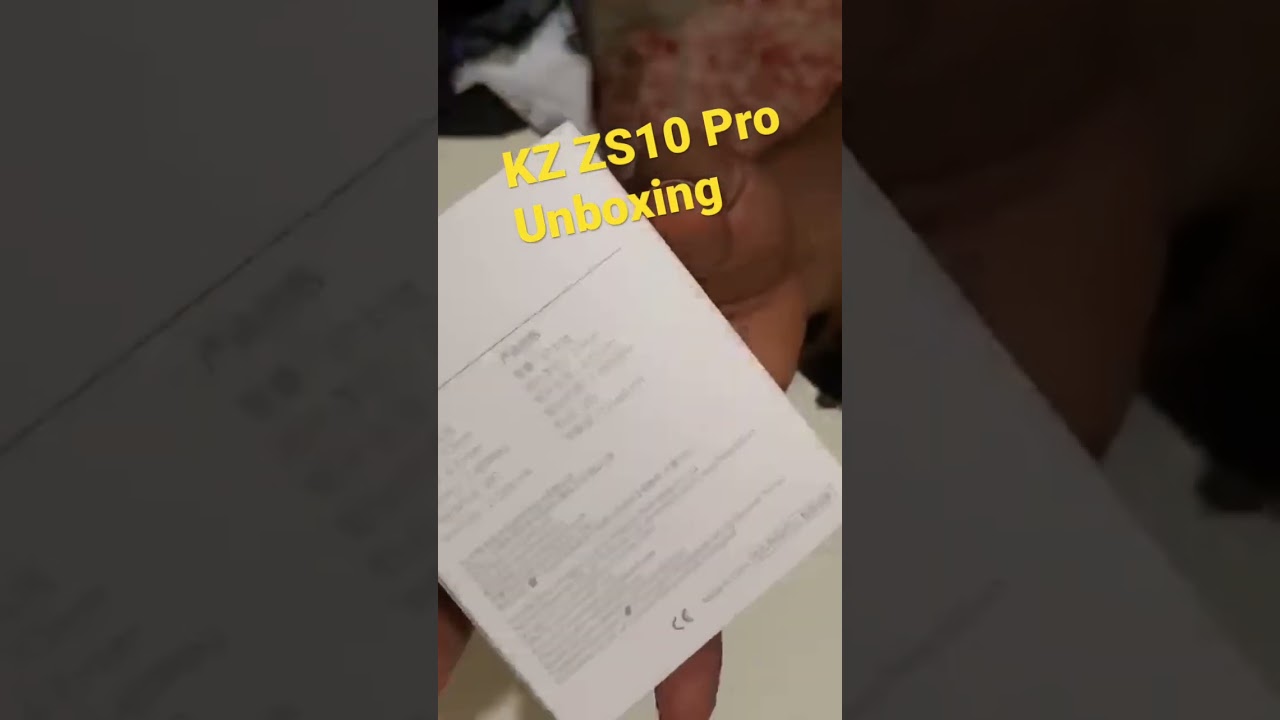 KZ ZS10 Pro Unboxing #inearmonitors #prosound #mildmusic#musicgadgets