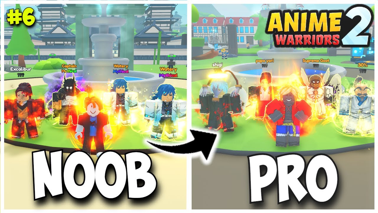 Noob To Pro In Anime Warriors Simulator 2 Pt. 6! - Pay 2 win!