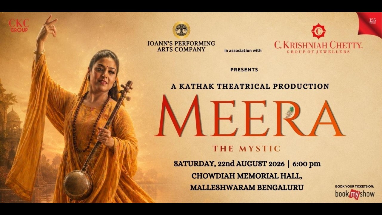 MEERA- THE MYSTIC | Joann's Performing Arts Company | C. Krishniah Chetty Group | Kathak Theatrical