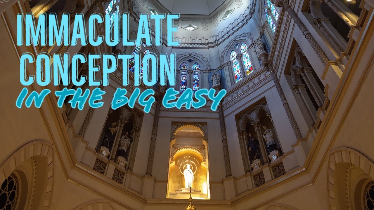 The Immaculate Conception Jesuit Church displays an amazing history of New Orleans within its walls.
