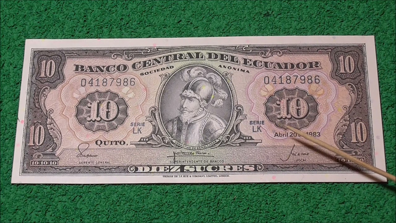 Banknote From Ecuador #banknotes #ecuador #money