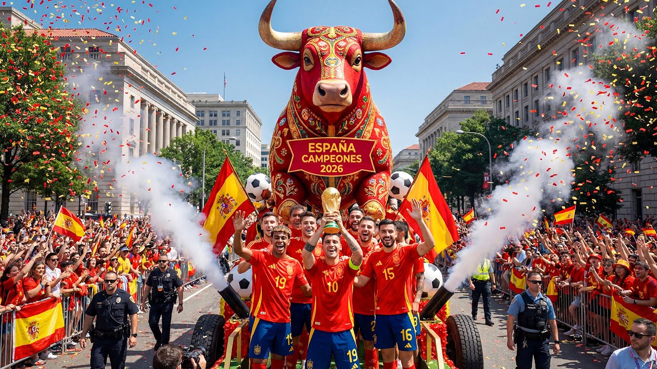 The Largest FIFA World Cup 2026 Parade in the USA 🇺🇸 | Full Street Celebration