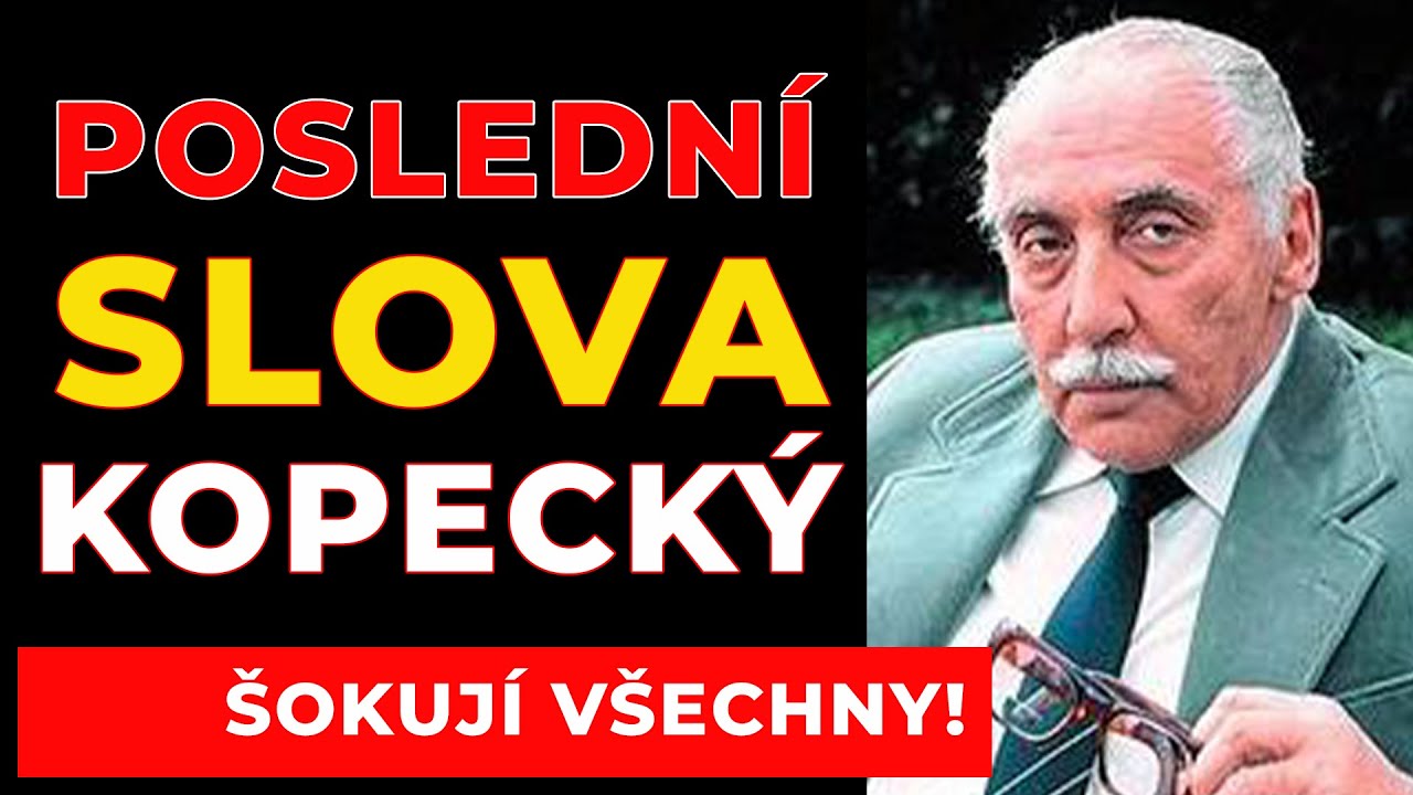 PROČ Miloš Kopecký nikdy neutekl na Západ? Odpověď PŘEKVAPUJE