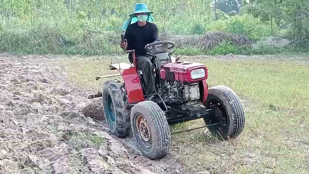 ทดสอบระบบรถไถนา โครงทะเลทอง ช่างเขียว