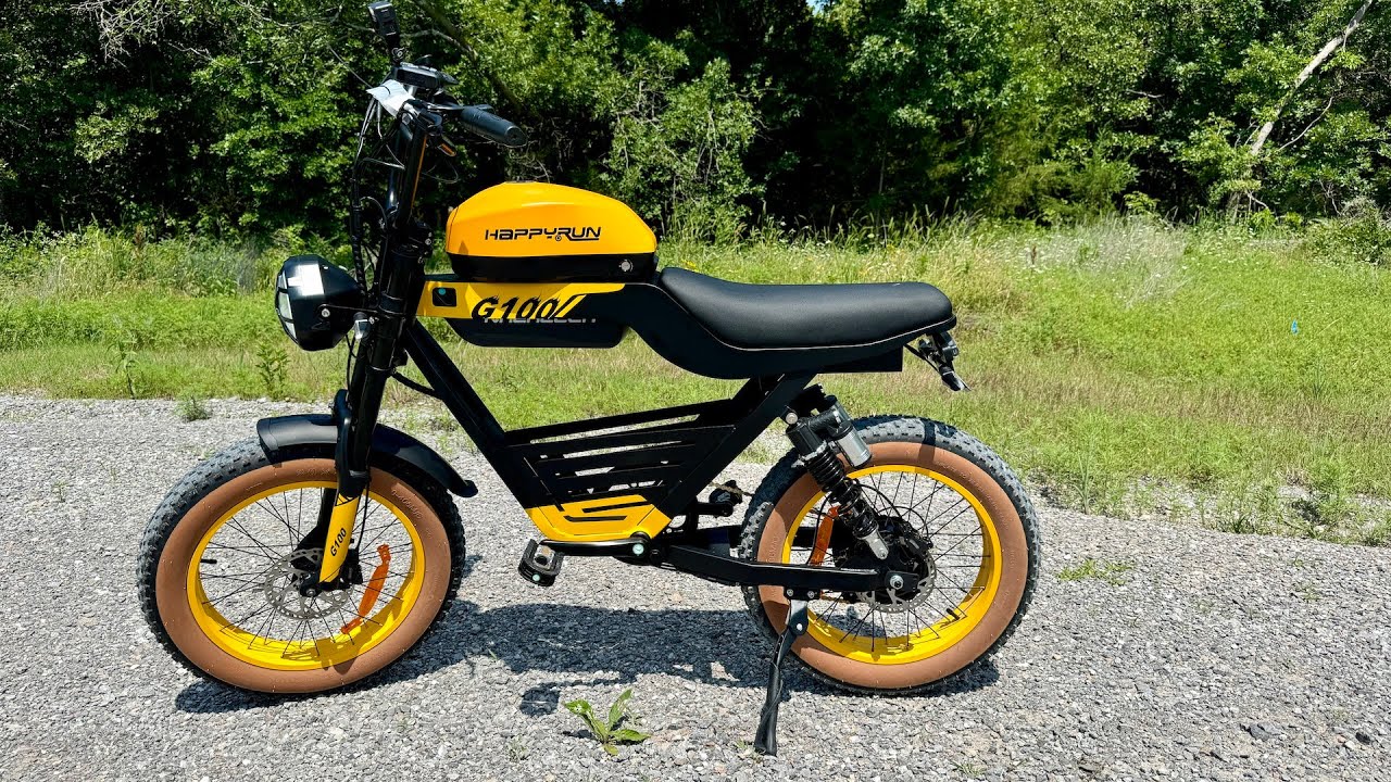 The New HappyRun G100 is a 38MPH Fast eBike!