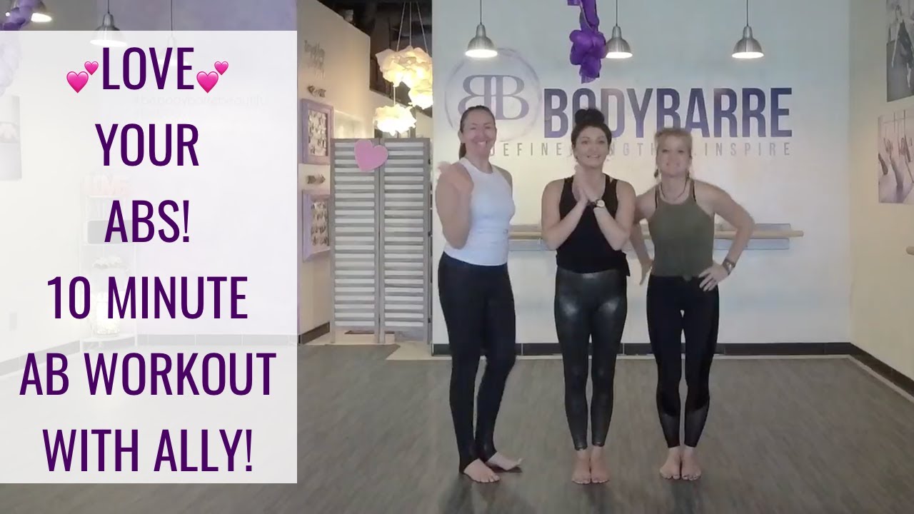 💕LOVE💕 your ABS!! 10 Minute Abdominal Workout with ALLY