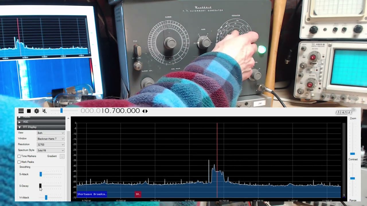 Nordmende Caruso Console Video #20 - Sweep Generator FM IF Alignment