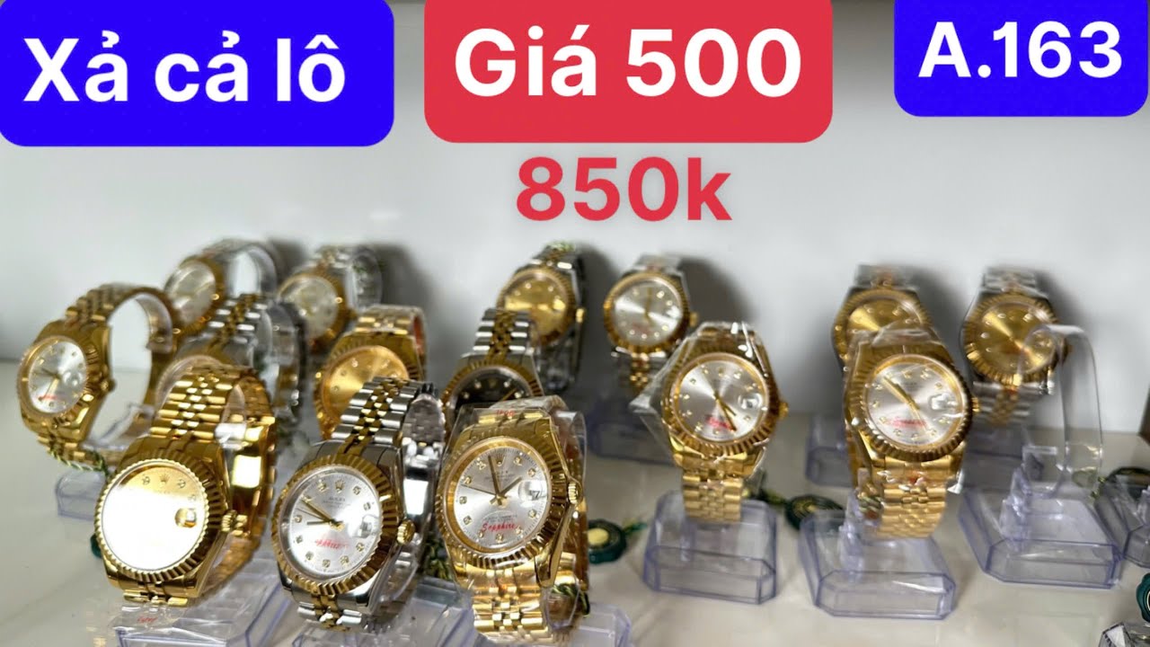 Khui Lô đồng hồ cơ 4 mẫu cực đẹp giá lại rẻ ĐỒNG HỒ VƠ MÁY NHẬT TRUNG CẤP