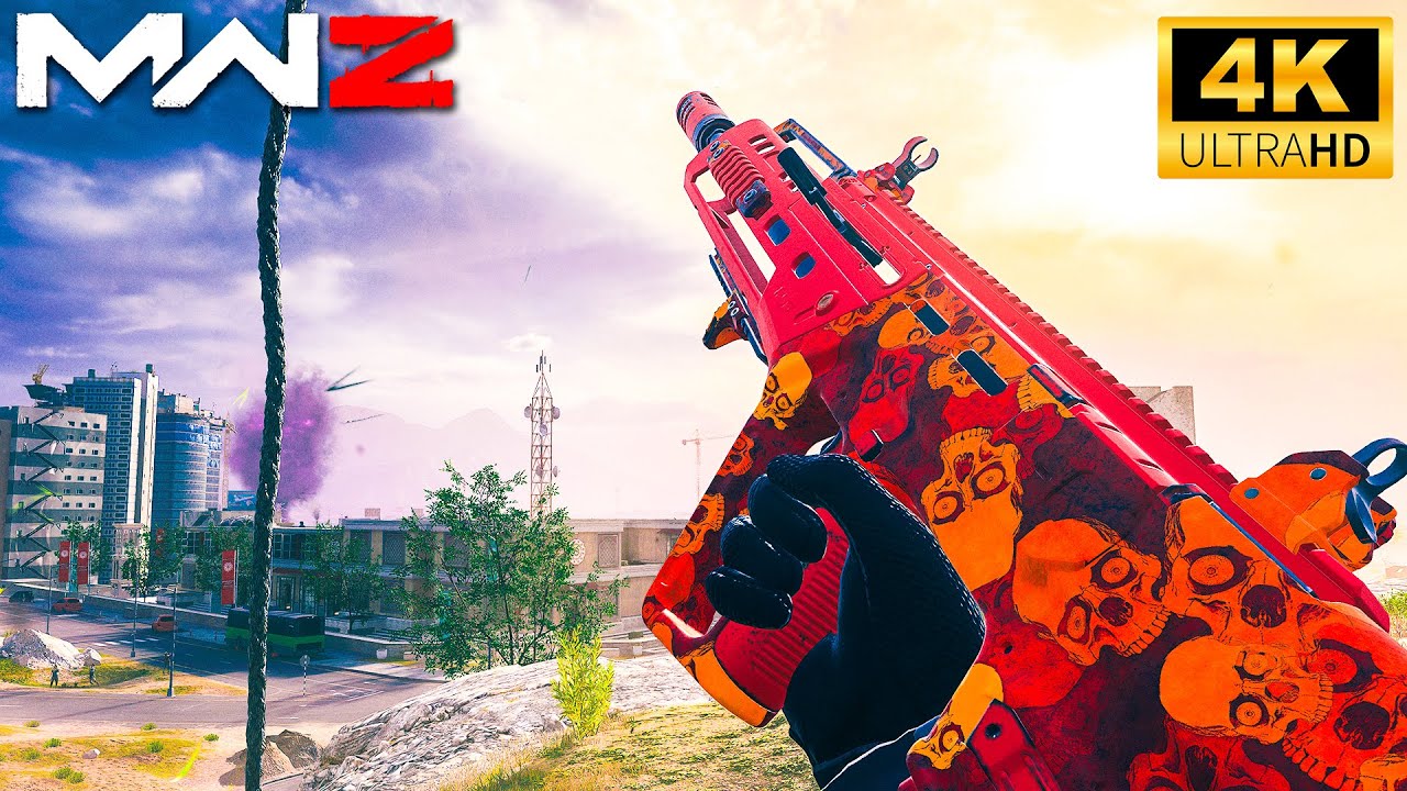 Solo RED Zone and DARK AETHER w RAM-9 (NEW SMG) in Modern Warfare Zombies 4K (No Commentary) MW3 MWZ
