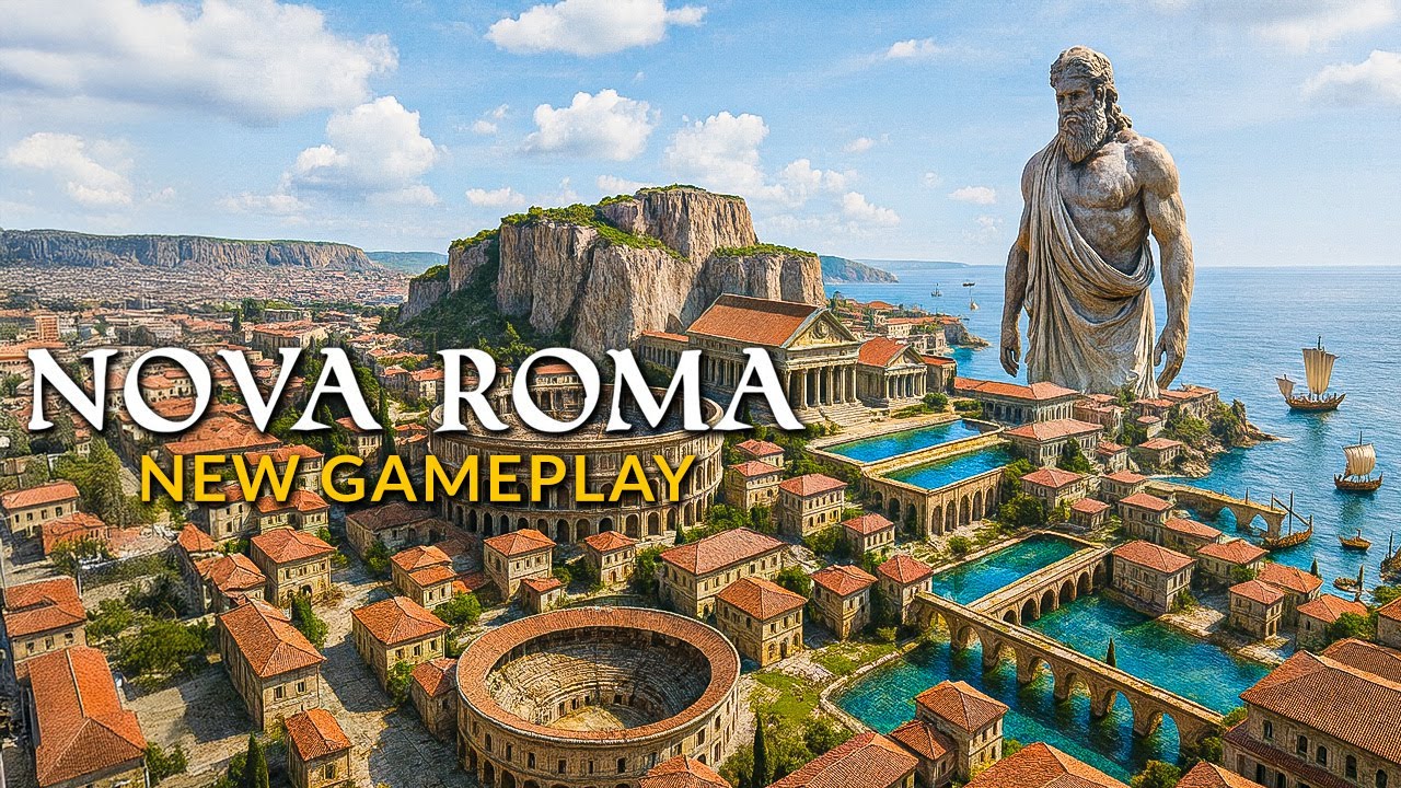 NOVA ROMA New Gameplay Demo | Best ROMAN EMPIRE City Builder of 2026