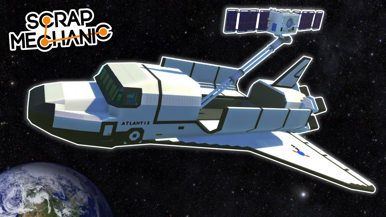 I Went to Space and Launched a Satellite - Scrap Mechanic Creations! - Episode 160