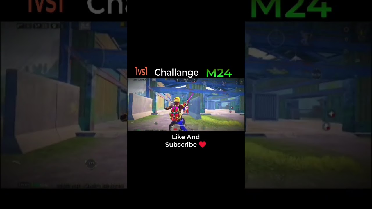 BGMI 1v1 M24 Challenge 🔥 | Sniper Battle of Legends#BGMI #M24Challenge#1v1Challenge #SniperChallenge