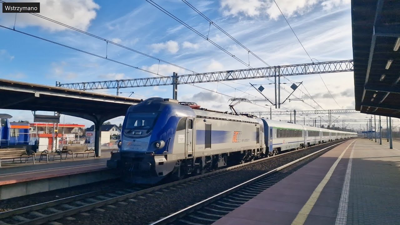 SM42 luzem i Griffin z długim składem IC Pobrzeże