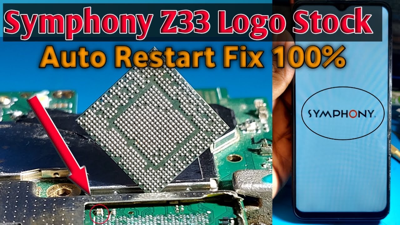 Symphony z33 hang logo | Symphony Z33 dead solution #Symphony @GsmYusufPathan