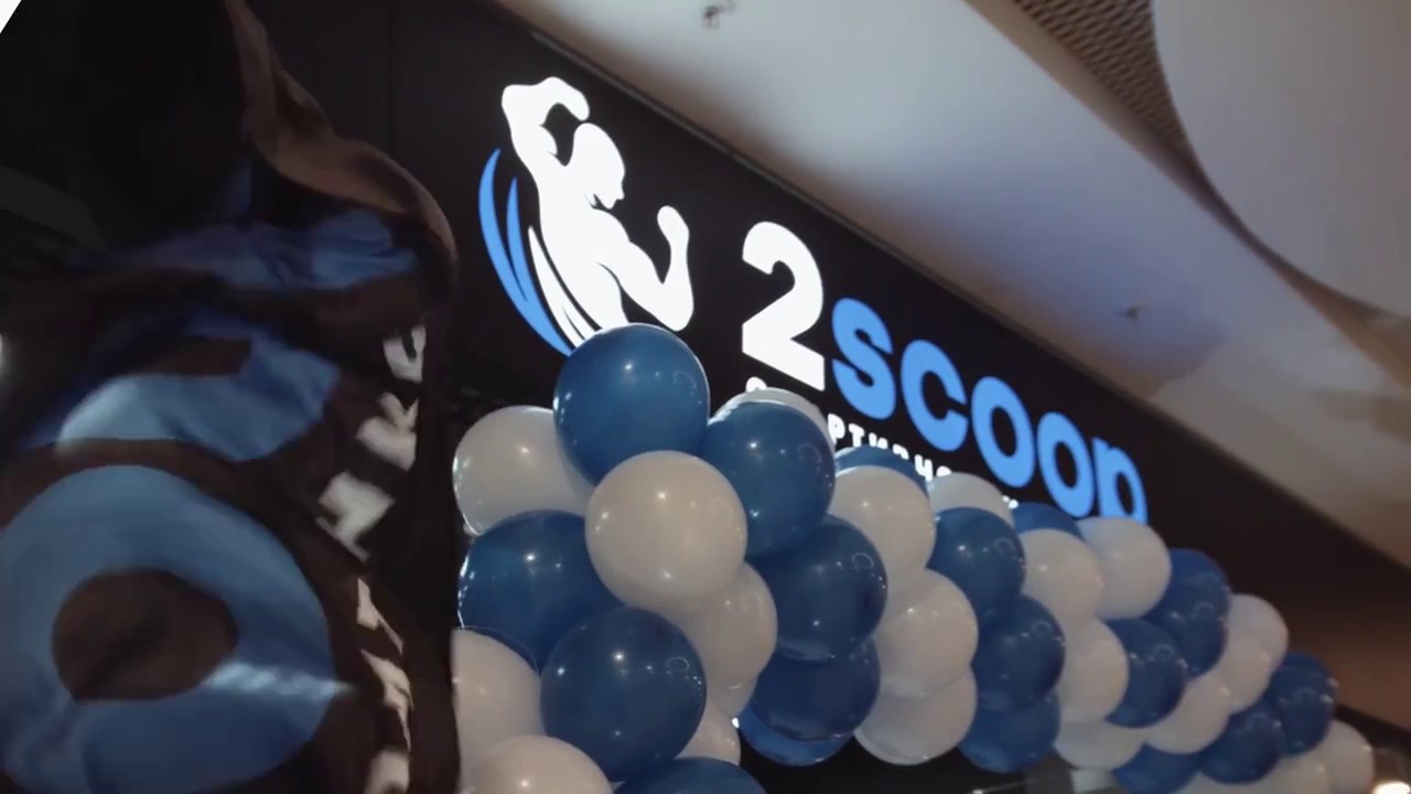 Открытие магазина спортивного питания 2scoop