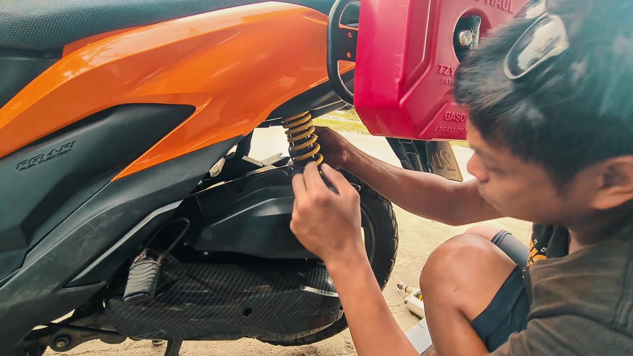 KYB Premium HEAVY DUTY‼️ Installation  | Honda Click 125i | Adventure setup