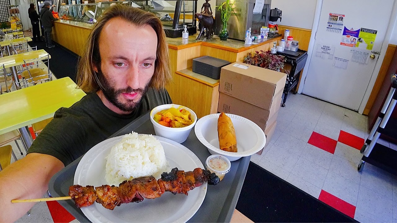 Baboy Inihaw, Callos & Lumpiang Gulay 🇵🇭 | Trying Filipino Food New Jersey