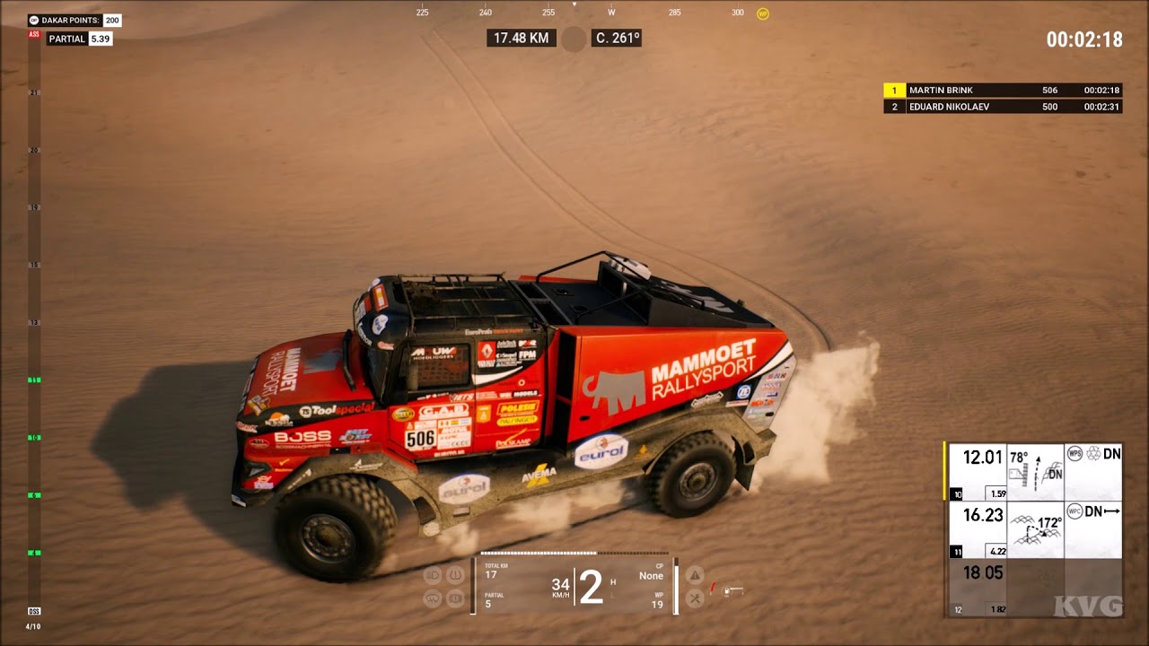 Dakar 18 - Renault Sherpa Gameplay (PC HD) [1080p60FPS]