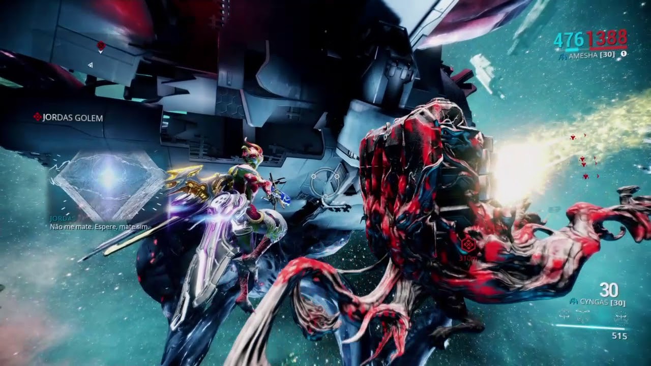 Warframe:Build Cyngas [ 1 Forma ]  vs Jordas Golem