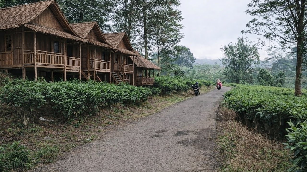 Hidup di desa.. suasana kampung di perkebunan teh menjelang bulan puasa 