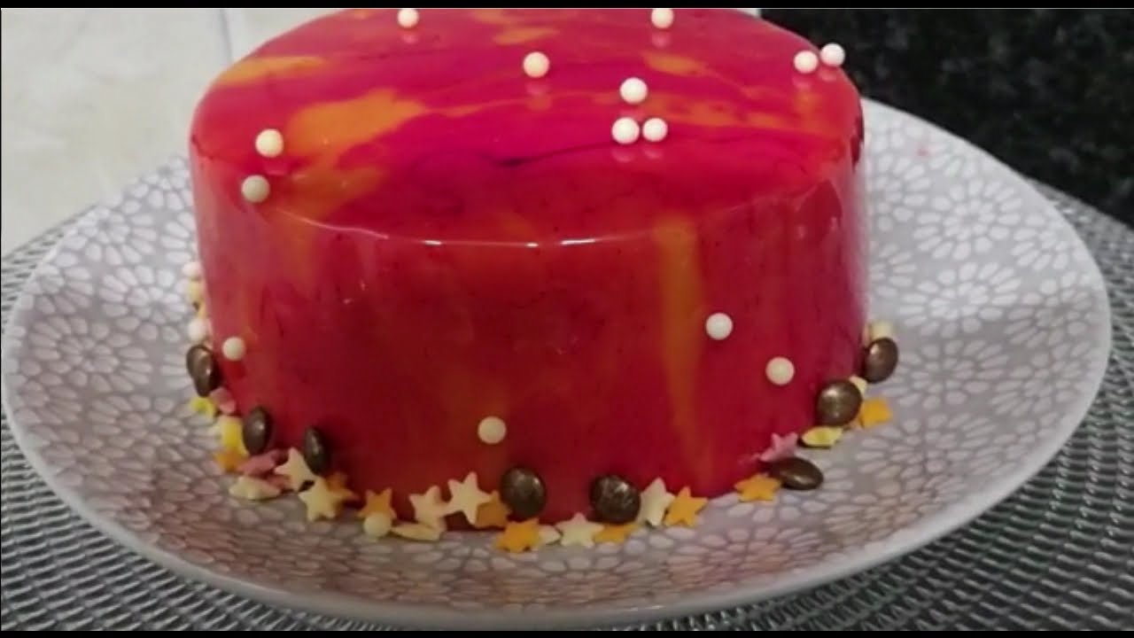 Mirror glaze cake recipe in tamil