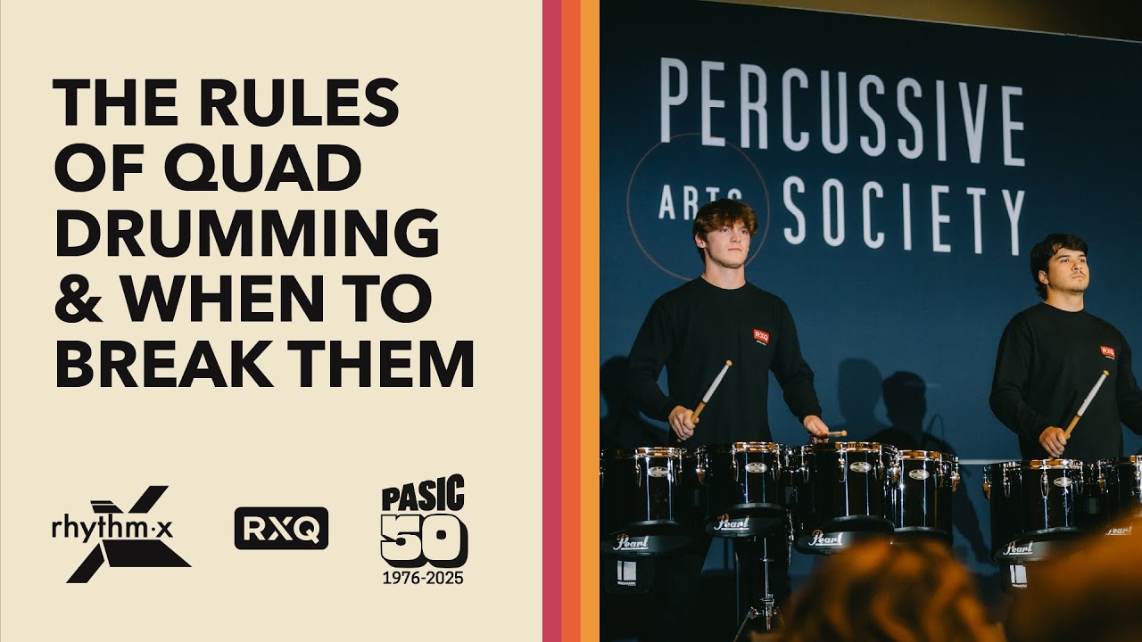 The Rules Of Quad Drumming & When To Break Them | PASIC 2025 (Multi-Cam)