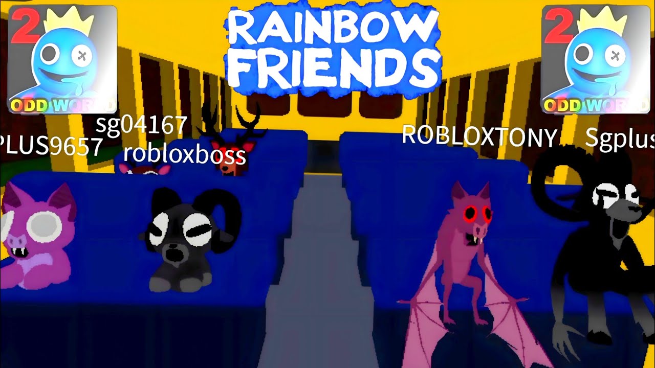 Playing As Rainbow Friends Chapter 1 Vs Chapter 2 Amazing Funny Gameplay #roblox