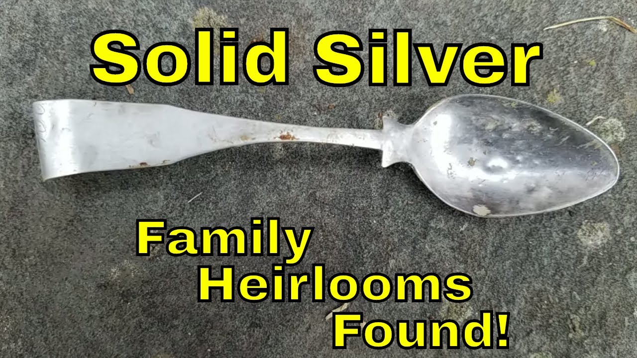 Metal Detecting Old Farm Fields : Old Family Heirloom Silver Found!